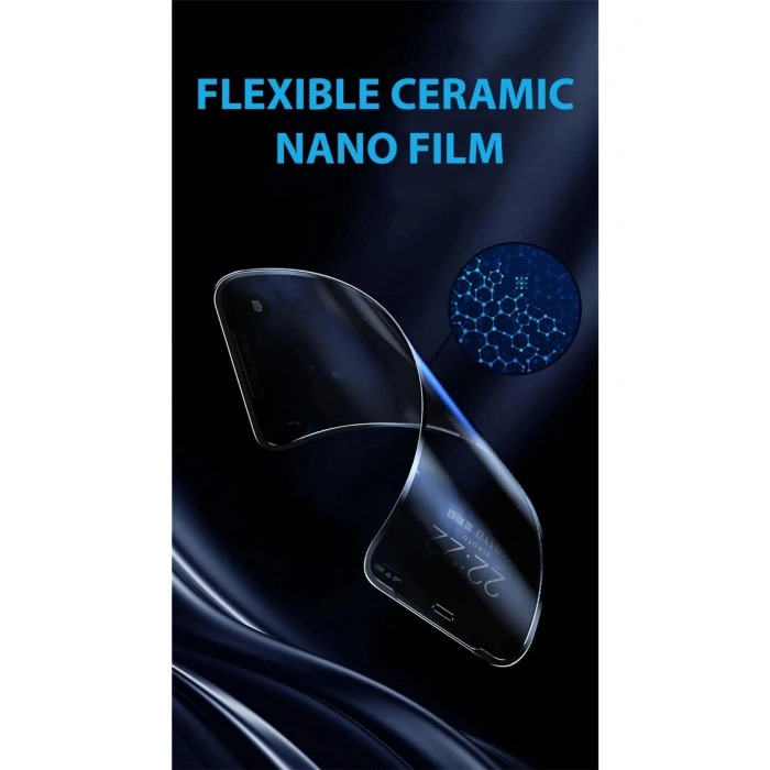 Iphone 11 Pro Max Uyumlu 9D Tam Kaplayan Parmak Izi Bırakmayan Ekran Koruyucu Film (599)