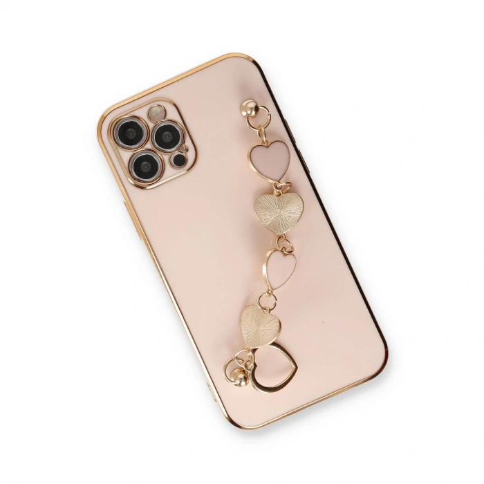 İphone 12 Pro Kılıf Esila Silikon - Pudra