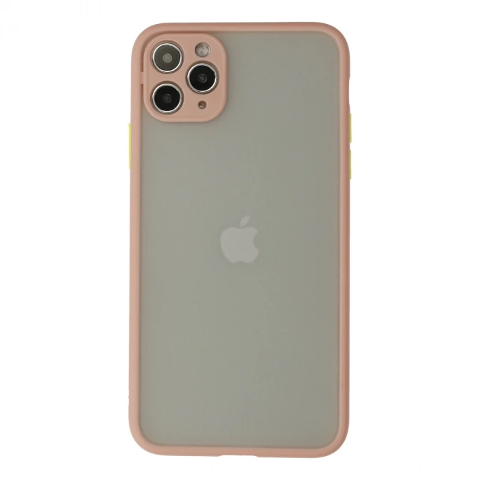 İphone 12 Pro Kılıf Montreal Silikon Kapak - Pembe