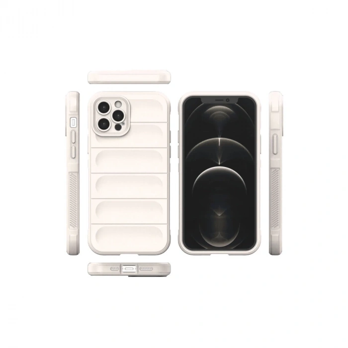 İphone 12 Pro Kılıf Optimum Silikon - Krem