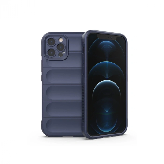 İphone 12 Pro Kılıf Optimum Silikon - Lacivert