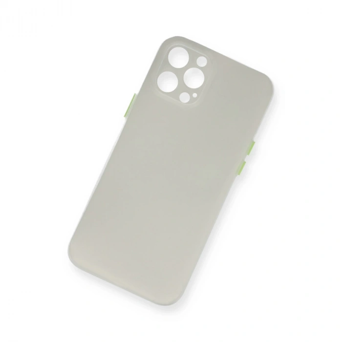 İphone 12 Pro Kılıf Pp Ultra İnce Kapak - Beyaz