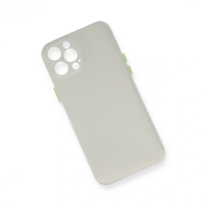 İphone 12 Pro Kılıf Pp Ultra İnce Kapak - Beyaz