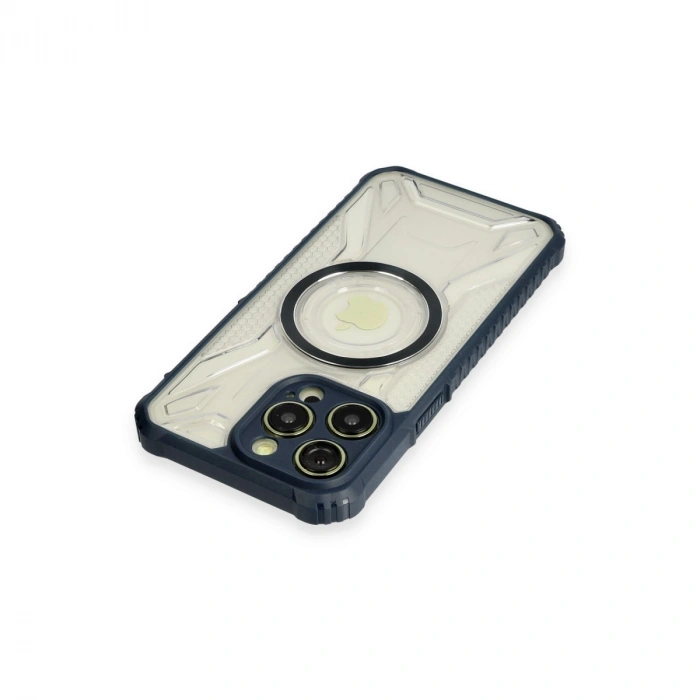 İphone 12 Pro Kılıf Prag Magneticsafe Kapak - Lacivert