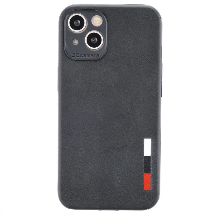 İphone 13 Mini Kılıf Loop Deri Silikon - Siyah