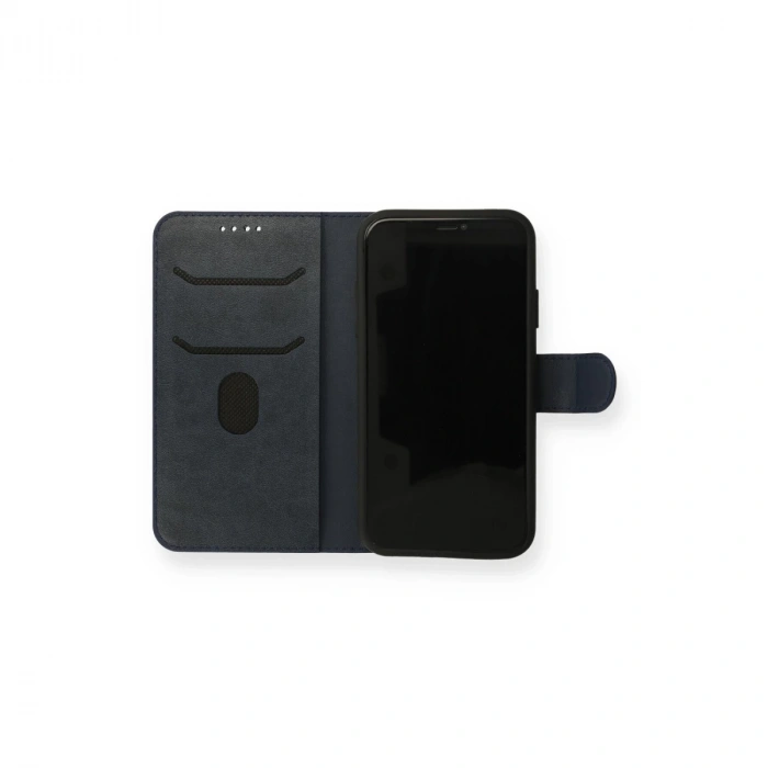 İphone 13 Mini Kılıf Trend S Plus Kapaklı Kılıf - Lacivert