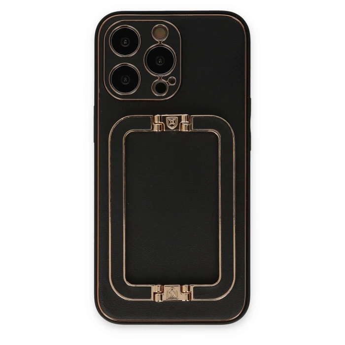İphone 13 Pro Kılıf Coco Elit Kapak - Siyah