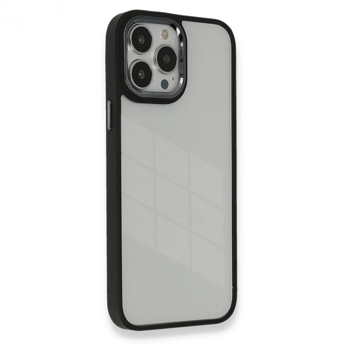 İphone 13 Pro Kılıf Dora Kapak - Siyah