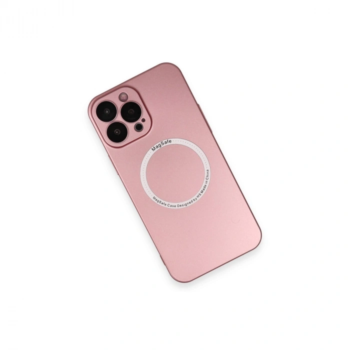İphone 13 Pro Kılıf Jack Magneticsafe Lens Silikon - Rose Gold