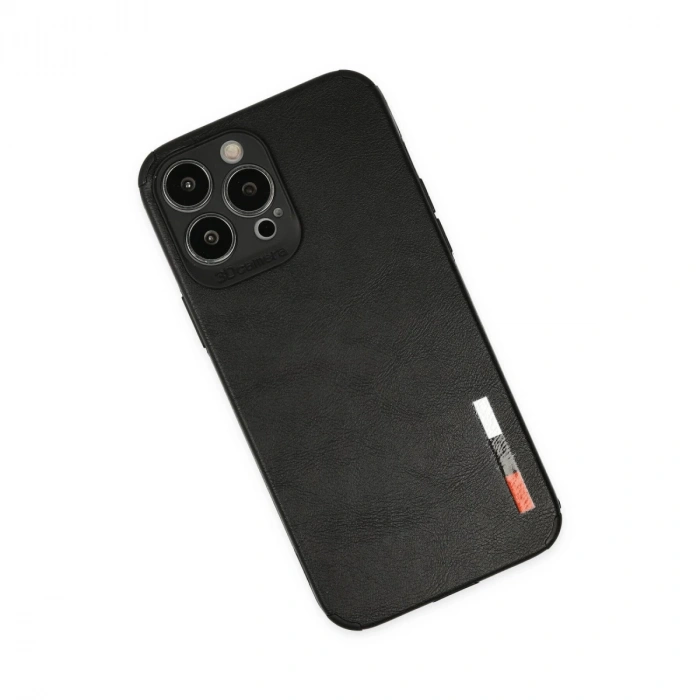 İphone 13 Pro Kılıf Loop Deri Silikon - Siyah