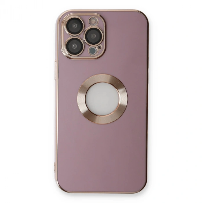 İphone 13 Pro Max Kılıf Store Silikon - Mor