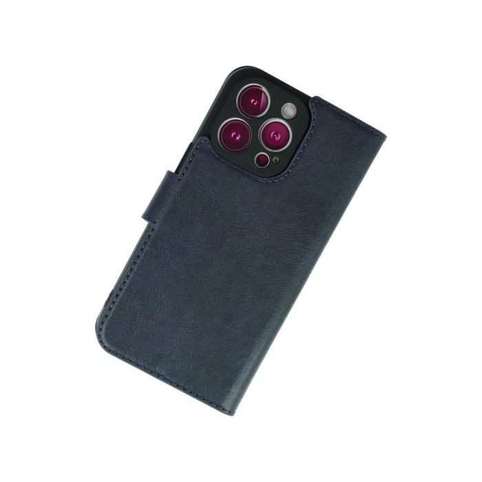 İphone 13 Pro Max Kılıf Trend S Plus Kapaklı Kılıf - Lacivert