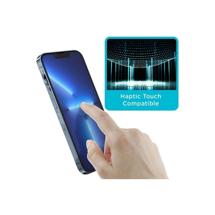 Iphone 13 Pro Max Uyumlu Premium Ekran Koruyucu 9H Sert Temperli Kırılmaz Cam Koruma Şeffaf (599)