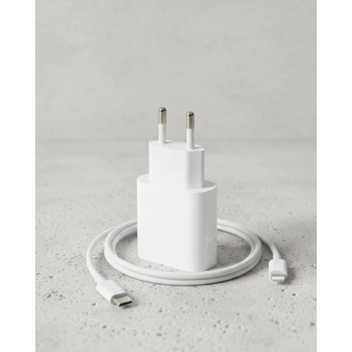 İphone 14 13 12 11 Xr Xs Max 20w Lightning Şarj Adaptörü Kablo Dahil