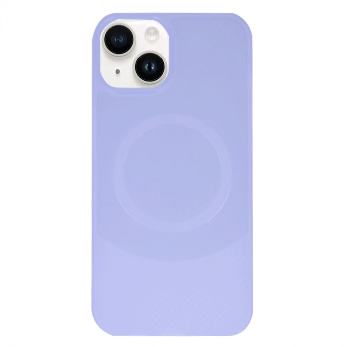 İphone 14 Kılıf Maya Karbon Kapak - Lila