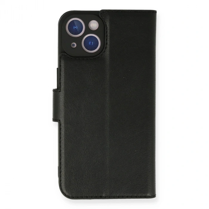 İphone 14 Kılıf Trend S Plus Kapaklı Kılıf - Siyah