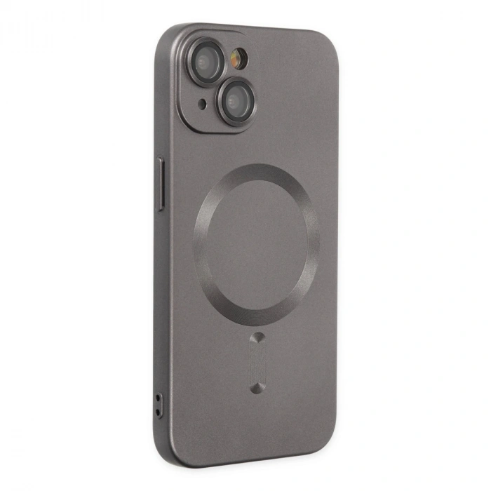 İphone 14 Plus Kılıf Moshi Lens Magneticsafe Silikon - Füme