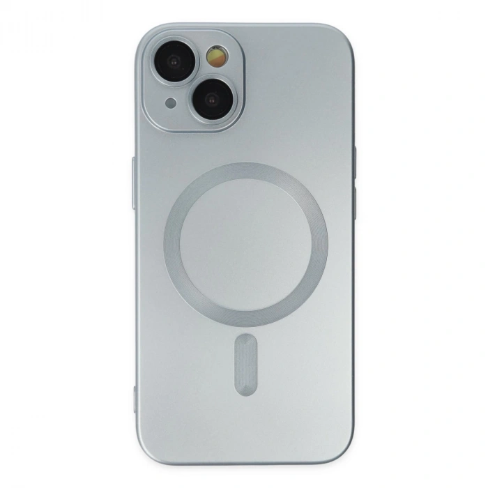 İphone 14 Plus Kılıf Moshi Lens Magneticsafe Silikon - Sierra Blue