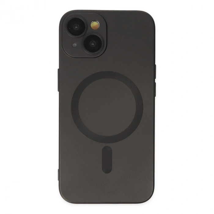İphone 14 Plus Kılıf Moshi Lens Magneticsafe Silikon - Siyah
