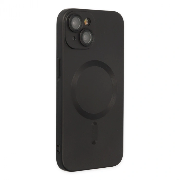 İphone 14 Plus Kılıf Moshi Lens Magneticsafe Silikon - Siyah
