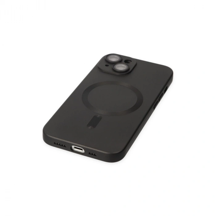 İphone 14 Plus Kılıf Moshi Lens Magneticsafe Silikon - Siyah
