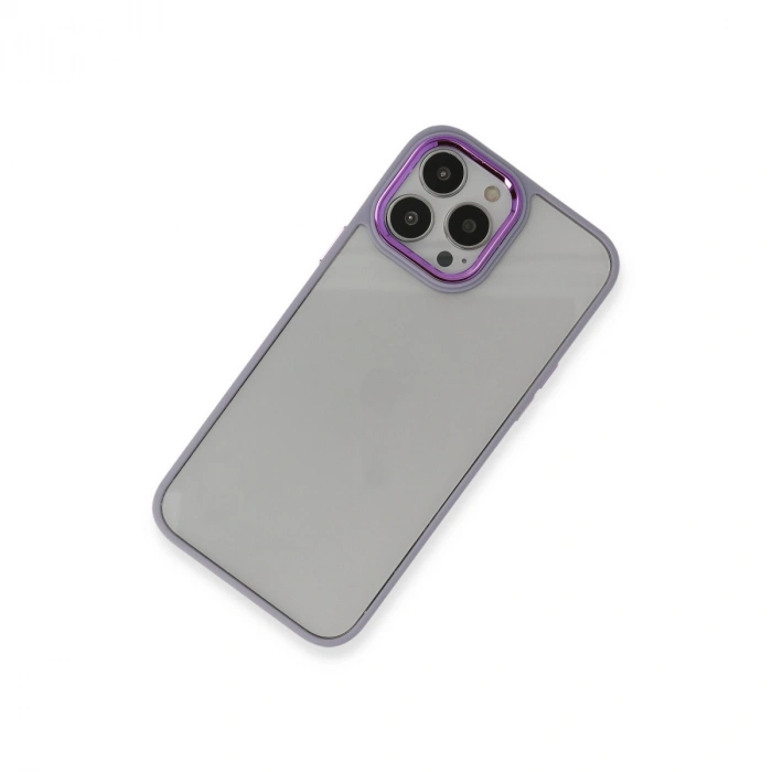 İphone 14 Pro Kılıf Dora Kapak - Lila