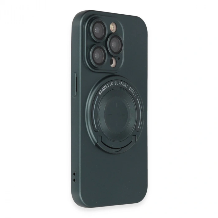 İphone 14 Pro Kılıf Lukka Magneticsafe Kapak - Koyu Yeşil