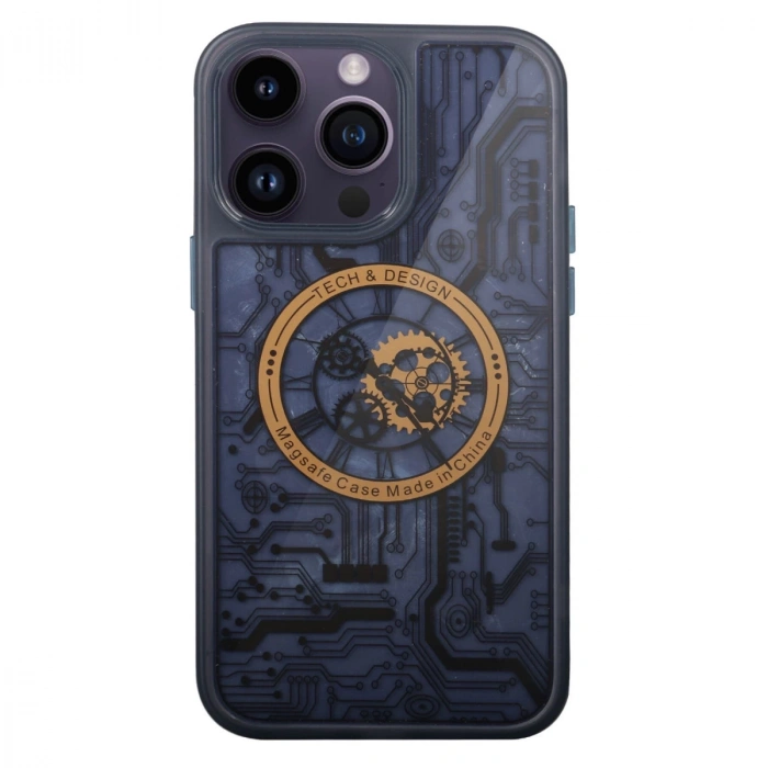 İphone 14 Pro Kılıf Magic Magneticsafe Silikon - Siyah