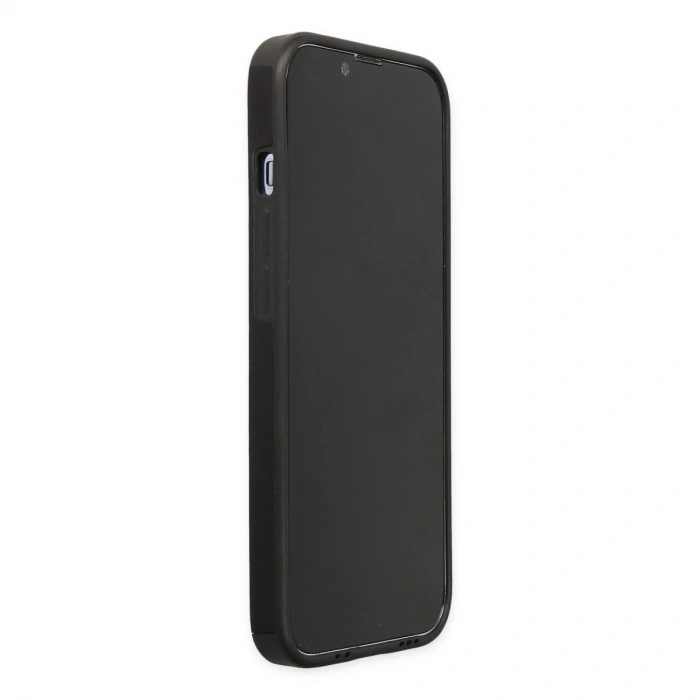 İphone 14 Pro Kılıf Mega Standlı Silikon - Siyah