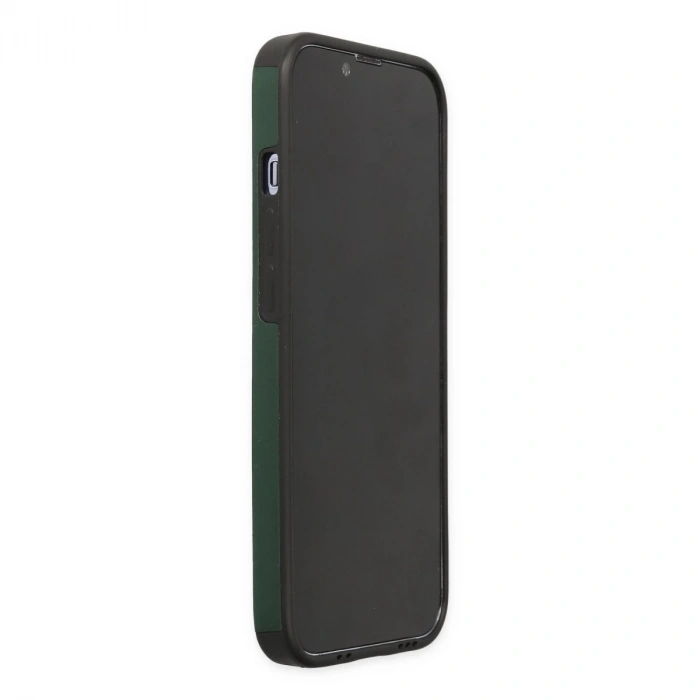 İphone 14 Pro Kılıf Mega Standlı Silikon - Yeşil