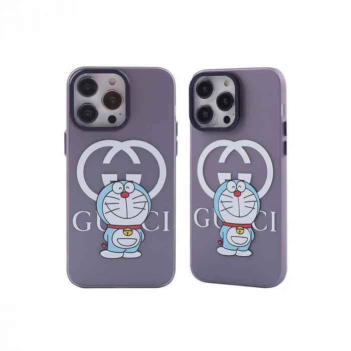 İphone 14 Pro Kılıf Prada Desenli Kapak - Prada Mor - 3