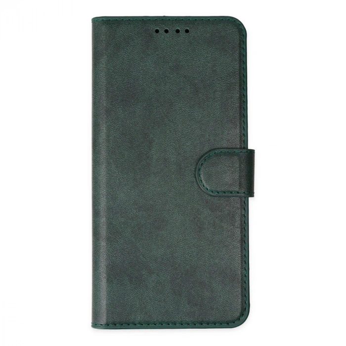 İphone 14 Pro Kılıf Trend S Plus Kapaklı Kılıf - Yeşil