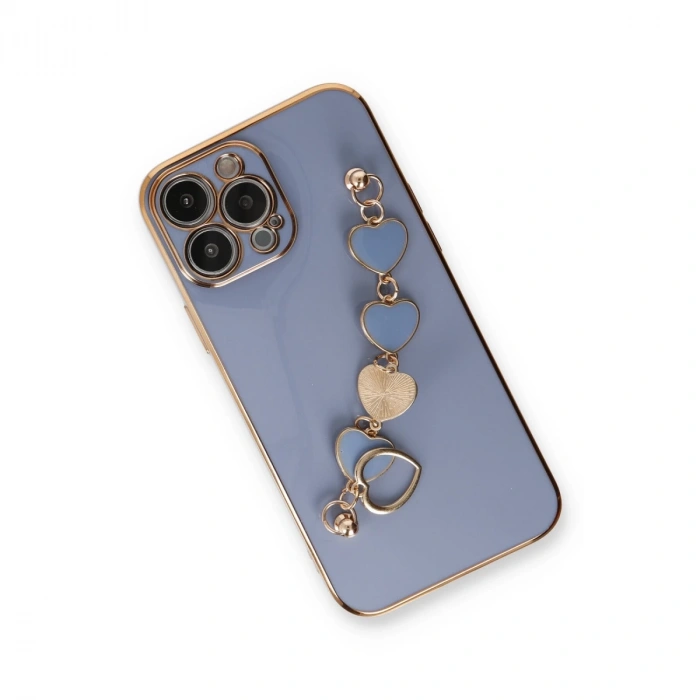 İphone 14 Pro Max Kılıf Esila Silikon - Gri