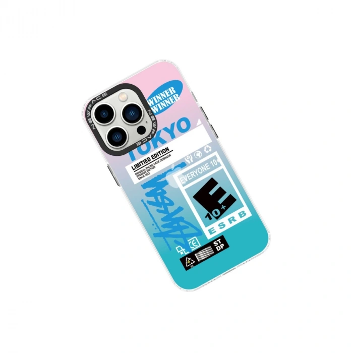 İphone 14 Pro Max Kılıf Estoril Desenli Kapak - Estoril - 1