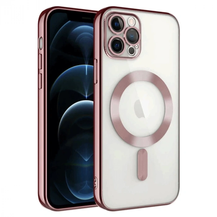 İphone 14 Pro Max Kılıf Kross Magneticsafe Kapak - Rose