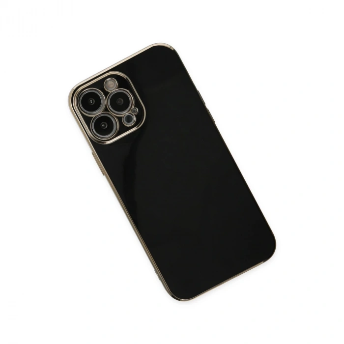 İphone 14 Pro Max Kılıf Volet Silikon - Siyah