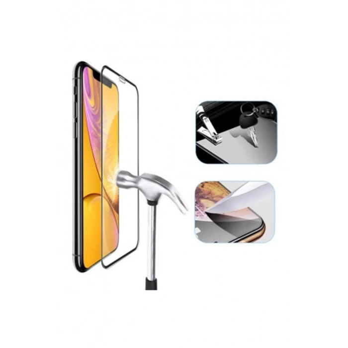 Iphone 14 Pro Max Uyumlu 9D Tam Kaplayan Parmak Izi Bırakmayan Ekran Koruyucu Film (599)