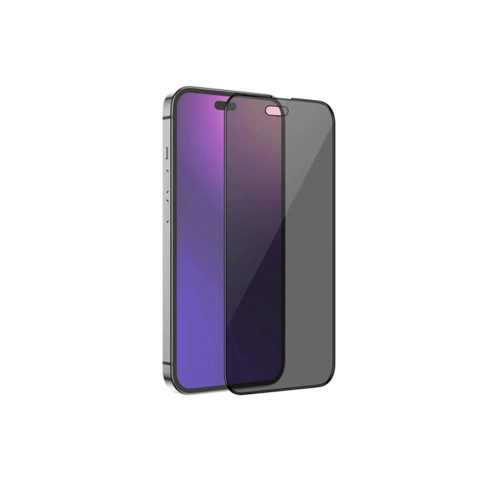Iphone 14 Pro Uyumlu Hayalet Ekran Gizli Tam Kaplayan Kırılmaz Cam Seramik Ekran Koruyucu Film (599)