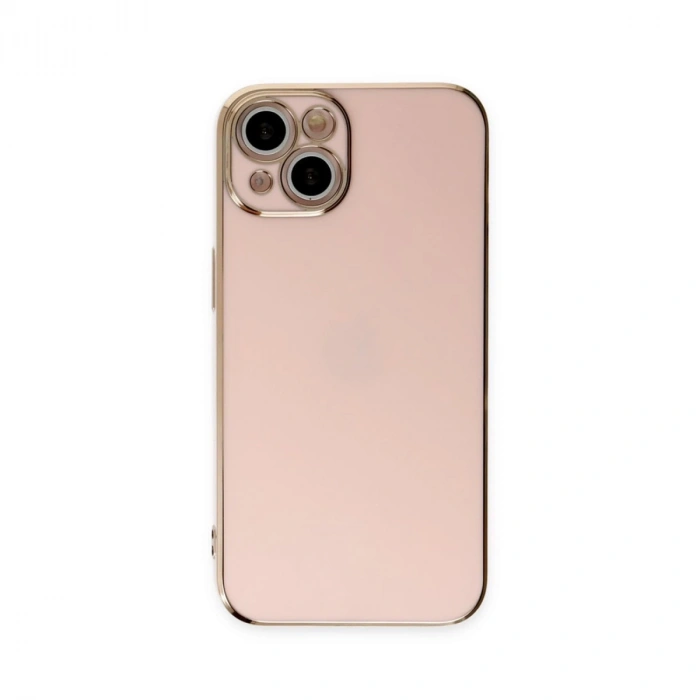 İphone 15 Kılıf Volet Silikon - Pembe