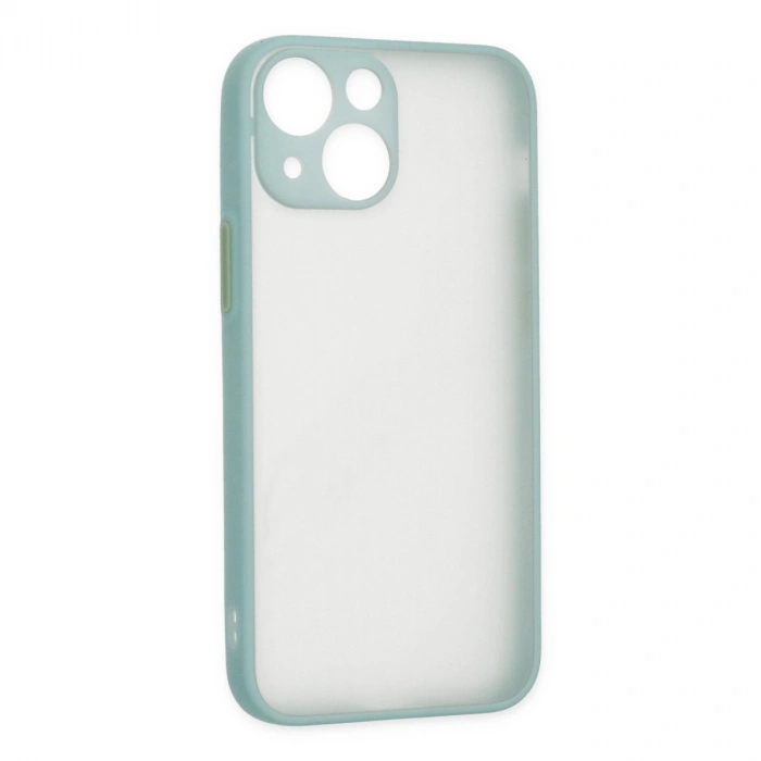 İphone 15 Plus Kılıf Montreal Silikon Kapak - Açık Yeşil