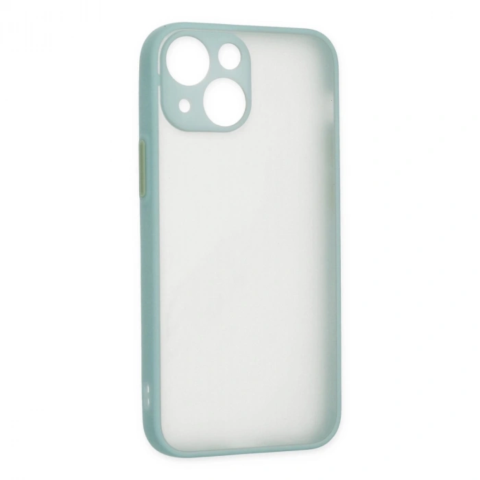 İphone 15 Plus Kılıf Montreal Silikon Kapak - Açık Yeşil