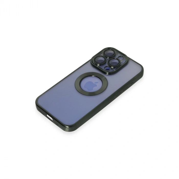 İphone 15 Pro Kılıf Slot Silikon - Köknar Yeşili