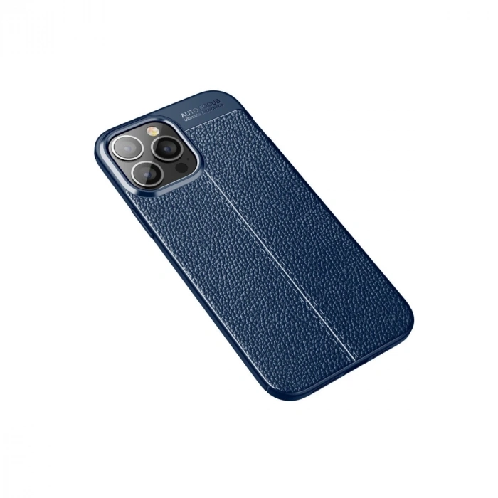 İphone 15 Pro Max Kılıf Auto Focus Kapak - Lacivert