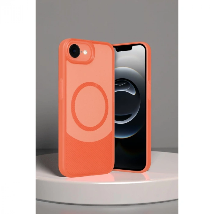 İphone 16e Kılıf Maya Karbon Kapak - Mürdüm