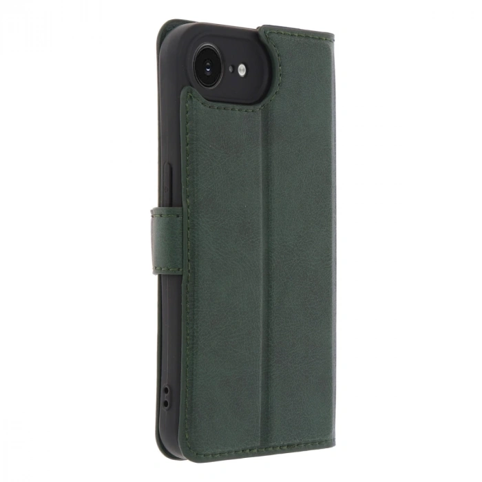 İphone 16e Kılıf Trend S Plus Kapaklı Kılıf - Yeşil