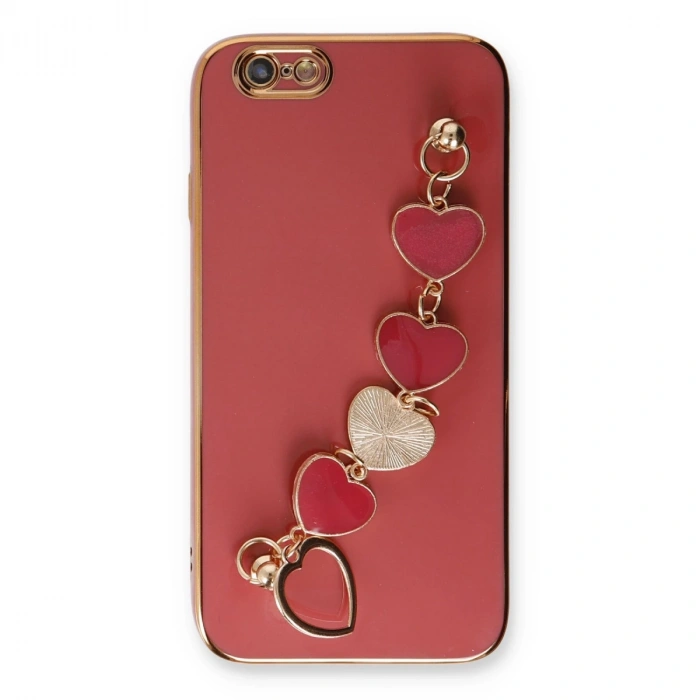 İphone 6 Kılıf Esila Silikon - Kırmızı