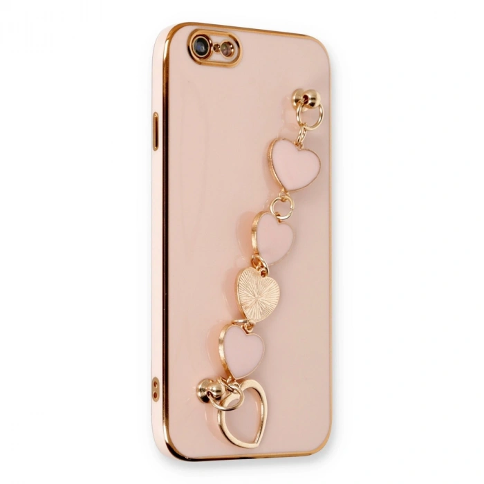 İphone 6 Kılıf Esila Silikon - Pudra