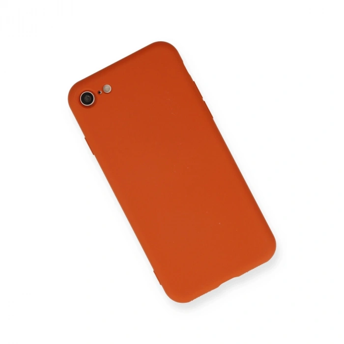 İphone 7 Kılıf Nano İçi Kadife Silikon - Kırmızı