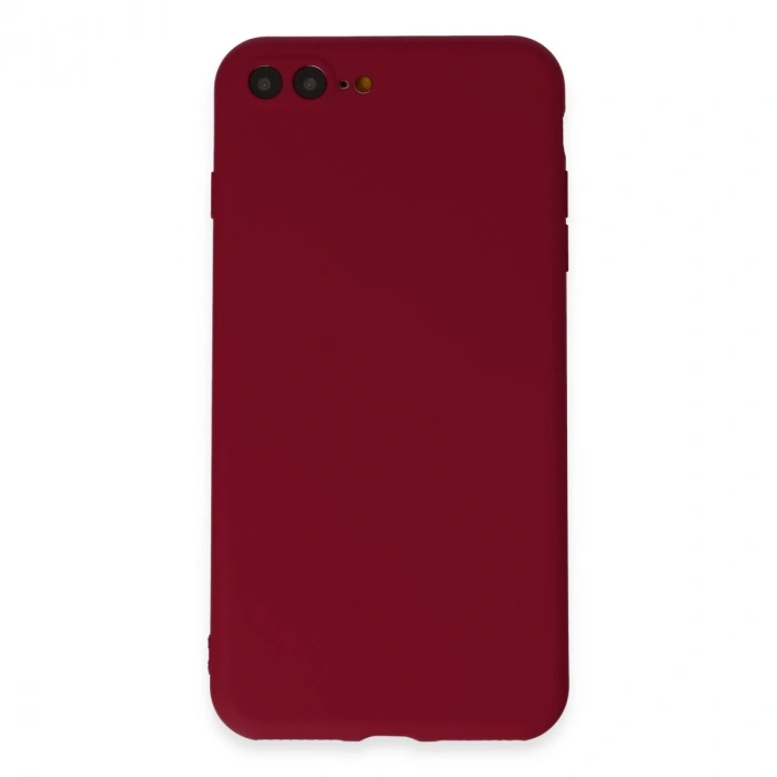 İphone 7 Plus Kılıf First Silikon - Bordo