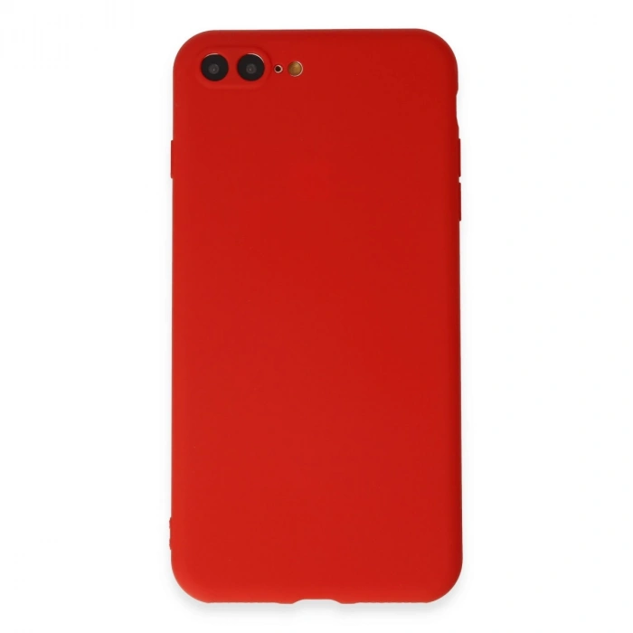 İphone 7 Plus Kılıf First Silikon - Kırmızı